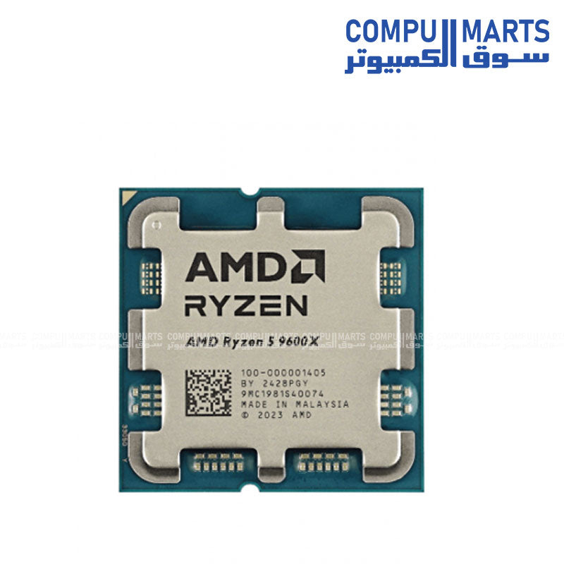 AMD Ryzen 5 9600X 6-Core, 12-Thread Unlocked Desktop Processor - Tray