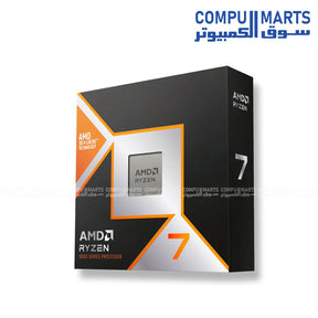 Ryzen 7 9800X3D – Processor – AMD – 8 Cores – 16 Threads – 3D V‑Cache – Up to 5.6GHz – AM5 – Gaming Performance

