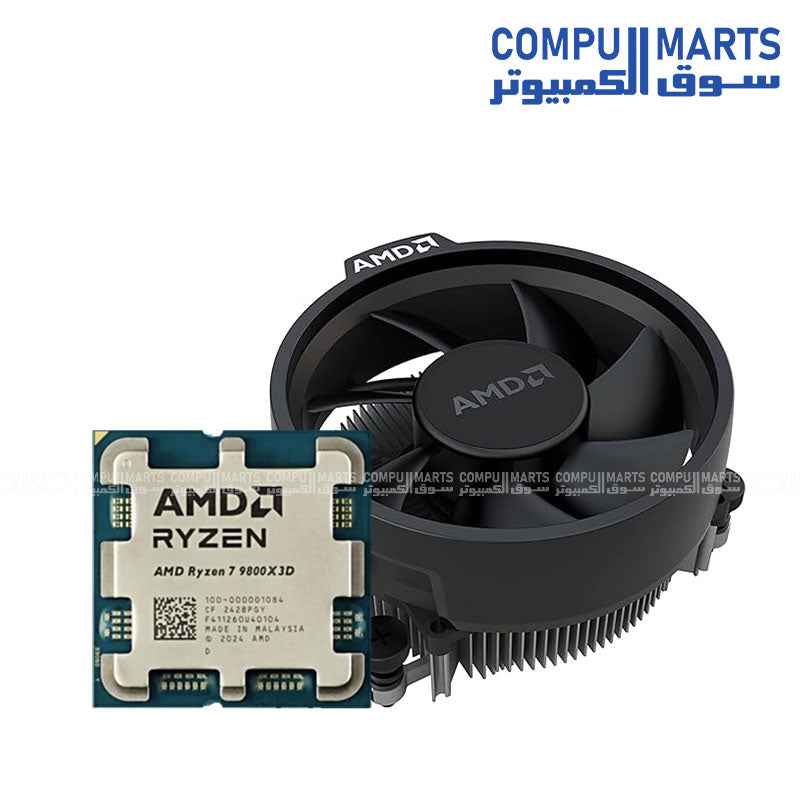 AMD Ryzen 7 9800X3D – 8-Core 16-Thread CPU with 3D V‑Cache | AM5