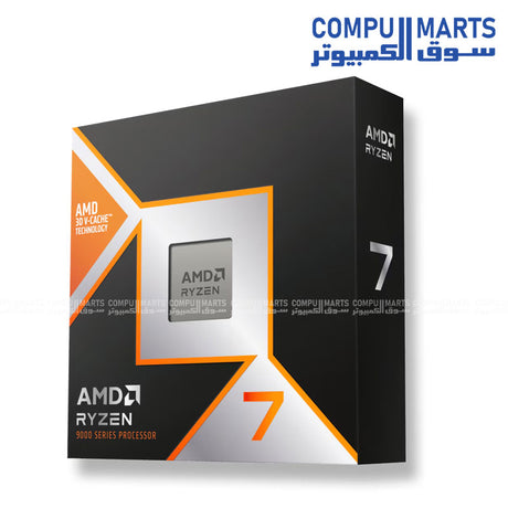 AMD Ryzen 7 9850X3D – desktop processor – AMD – Zen 5 gaming CPU with 96MB 3D V-Cache