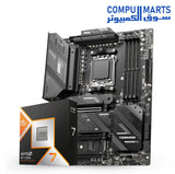 AMD Ryzen 7 9800X3D Processor + MSI MAG X670E Tomahawk WiFi Motherboard Bundle – AM5 Platform – DDR5 Support – PCIe 5.0 – High-End Gaming & Streaming PC Build – Egypt


