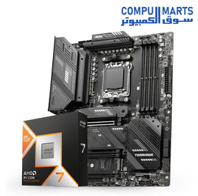 AMD Ryzen 7 9800X3D Processor + MSI MAG X670E Tomahawk WiFi Motherboard Bundle – AM5 Platform – DDR5 Support – PCIe 5.0 – High-End Gaming & Streaming PC Build – Egypt

