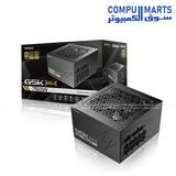 ANTEC GSK750 ATX 3.1 750W 80 Plus Gold Fully Modular Power Supply – PCIe 5.1, Silent Fan