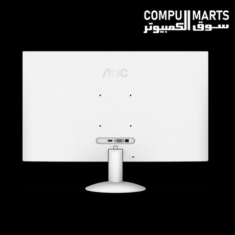 AOC 27-inch monitor with 100x100 VESA wall-mount compatibility and HDMI connectivity