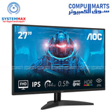 27B36X 27-inch IPS 144Hz gaming monitor with 0.5ms response and 121% sRGB color accuracy