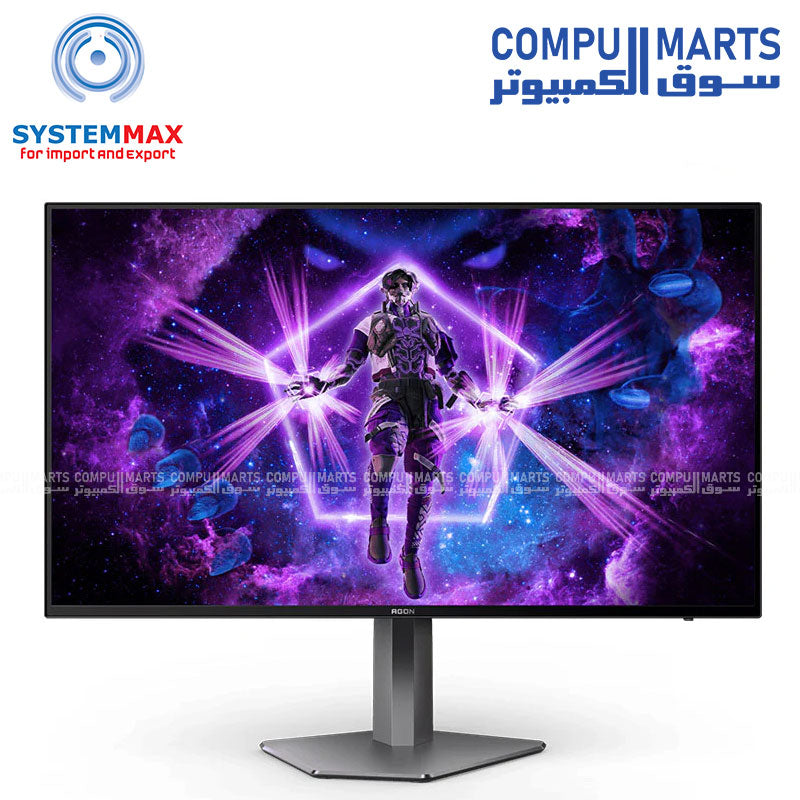 AOC AGON PRO AG276QZD 26.5 inch OLED QHD 240Hz 0.03ms G-SYNC Compatible HDR10 Tournament Gaming Monitor 2560x1440 Gaming Monitor