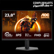 AOC 24G11ZE Fast IPS 240Hz 24-inch FHD Gaming Monitor
