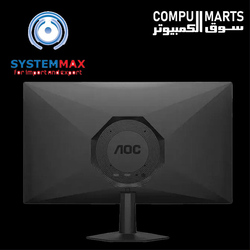 AOC 24G50Z 23.8 inch Fast IPS gaming monitor showing 260Hz refresh rate and 0.3ms response time specs.