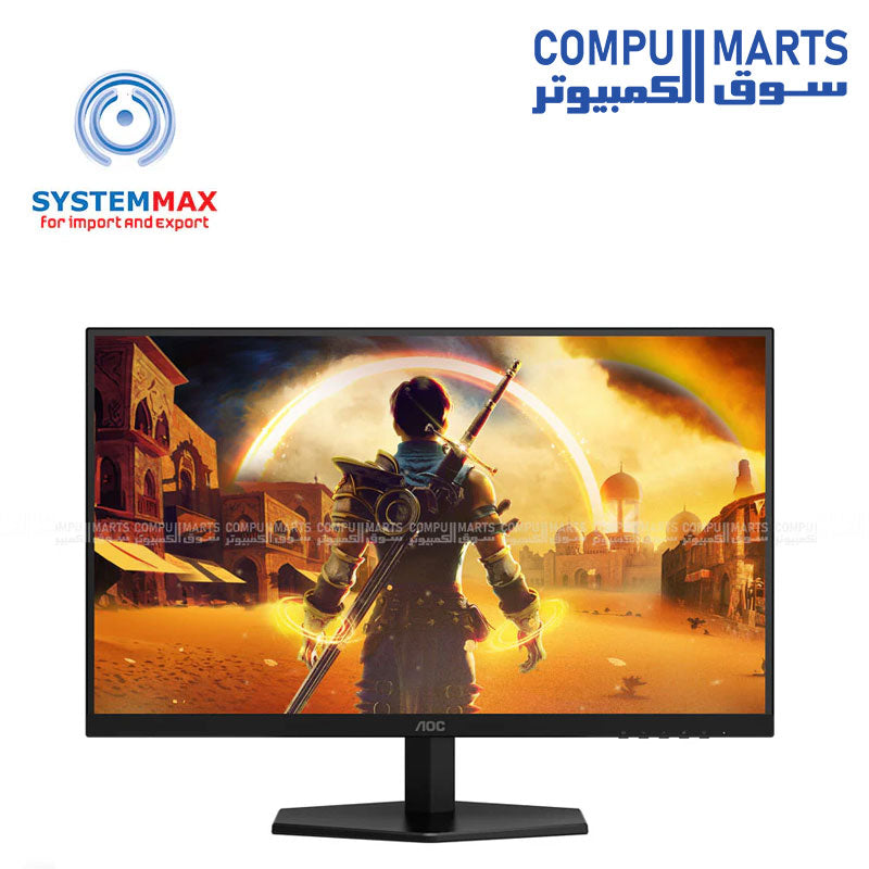 AOC Gaming Monitor Q27G40ZE 27 Inch QHD Fast IPS - 240Hz / 260Hz OC, HDR400, 0.3ms MPRT, Adaptive Sync, FreeSync