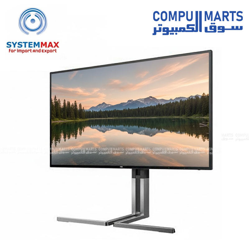 AOC Q27U3CV - 27 inch QHD monitor, speaker, height adjustable, HDR400 (2560x1440, 75 Hz, HDMI