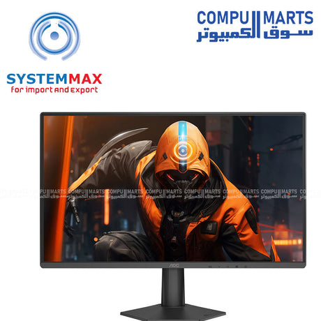 AOC 24G50Z 23.8 inch Fast IPS gaming monitor showing 260Hz refresh rate and 0.3ms response time specs.