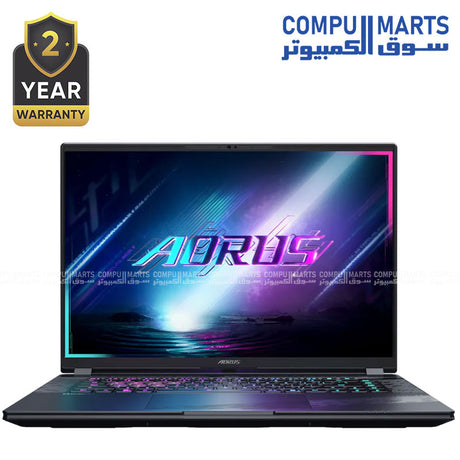 AORUS ELITE 16 AE6H gaming laptop with Intel Core Ultra 9, NVIDIA RTX 5070, 16-inch WQXGA 165Hz display, DDR5 memory, and Windows 11 Pro – Gray Tide