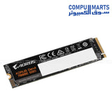 AORUS Gen4 7000E storage drive with M.2 2280 form factor, 1000GB capacity, and sequential read speed up to 7100 MB/s available through Compumarts