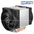 ARCTIC Freezer 4U-M Server CPU Cooler with dual 120mm PWM fans, 8 copper heatpipes, aluminum fins, and wide Intel & AMD server socket compatibility