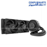 ARCTIC Liquid Freezer III PRO 240 AIO CPU Cooler with dual P12 Pro fans, VRM fan, 240mm radiator, MX-6 pre-applied, Intel and AMD support