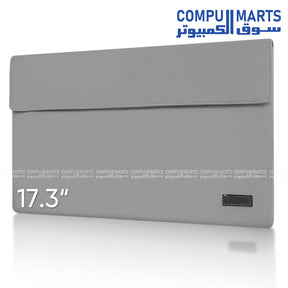 Arzopa 17.3‑inch Portable Monitor Sleeve Bag – PU Leather – Magnetic Closure – Slim & Lightweight
