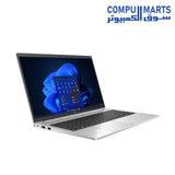 لابتوب كالجديد - HP ProBook 450 G9 - معالج i5-1235U - رام 16 جيجابايت - قرص SSD سعة 256 جيجابايت NVMe - كرت شاشة Intel مدمج - بصمة إصبع - شاشة 15.6 بوصة عالية الدقة - نظام تشغيل ويندوز 11 - لون فضي