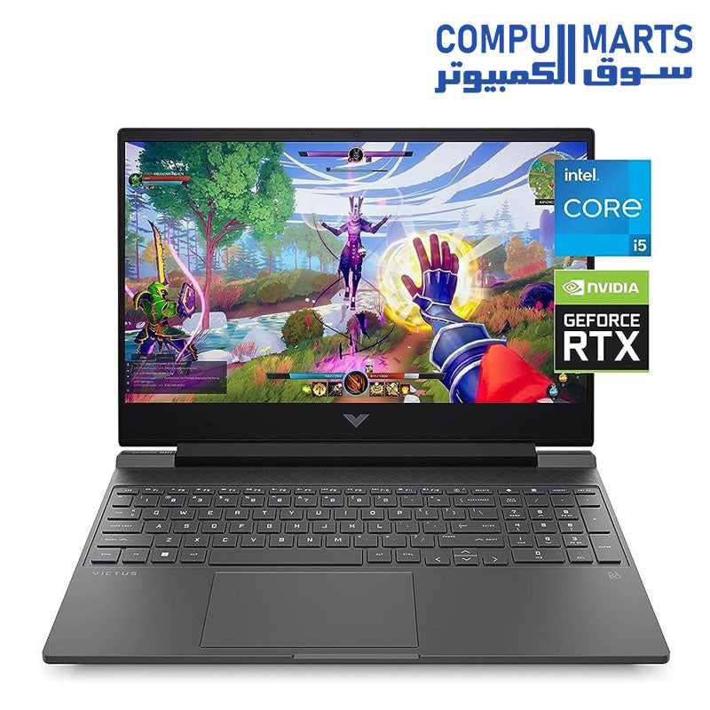 AS NEW LAPTOP HP VICTUS 15-FA0025NR I5-12500H RAM 8G SSD 512 RTX 3050 15.6 FHD IPS 144HZ