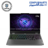 Lenovo LOQ 15IRX9 83DV0102AX RTX 4060 8GB Core i7-14700HX 16GB DDR5 1TB NVMe 144Hz 15.6 FHD IPS Luna Grey gaming laptop Egypt