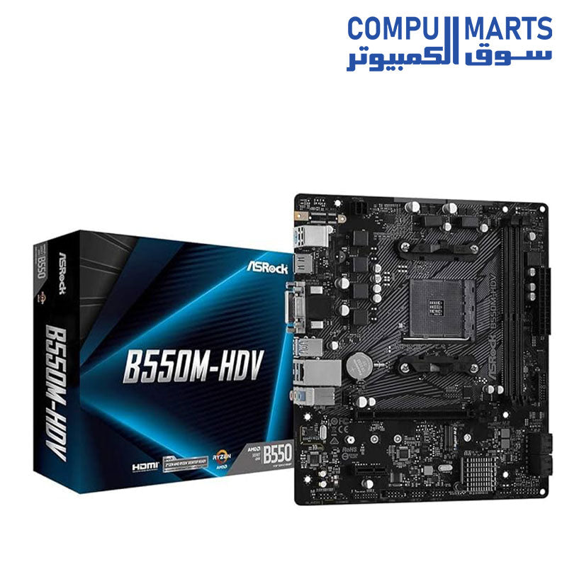 B550M-HDV-AMD-AM4-Ryzen-ASRock-Processor-Motherboard-