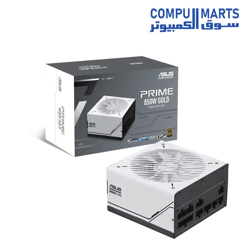 ASUS AP-850G Prime 850W 80 PLUS Gold PSU White – ATX 3.1