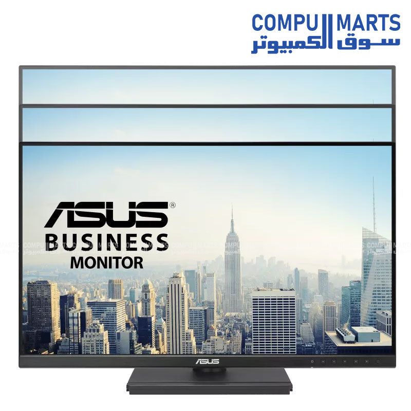 ASUS BE249CGN docking monitor with 120Hz refresh rate and RJ45 LAN connectivity
