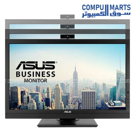 ASUS BE24DQLB – 24" FHD IPS Video Conferencing Monitor – Webcam – Mic Array – Speakers