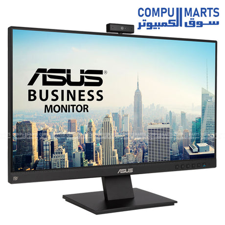 ASUS BE24EQK monitor with built in Full HD webcam microphone array and stereo speakers