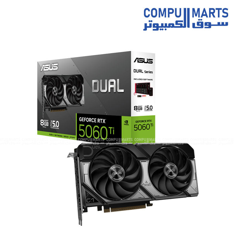 GRAPHIC CARD ASUS DUAL RTX 5060 TI 8G