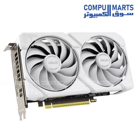 ASUS Dual Radeon RX 9060 XT 16GB White – Graphics Card – ASUS – PCIe 5.0 Dual Fan 16GB GDDR6