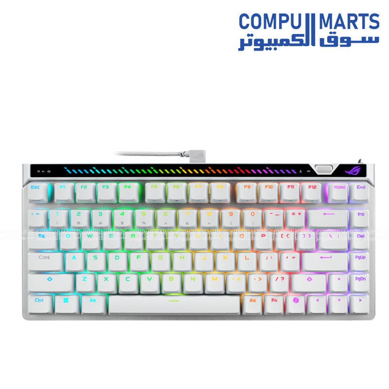 ASUS ROG Falchion ACE 75 HE compact gaming keyboard with magnetic switches