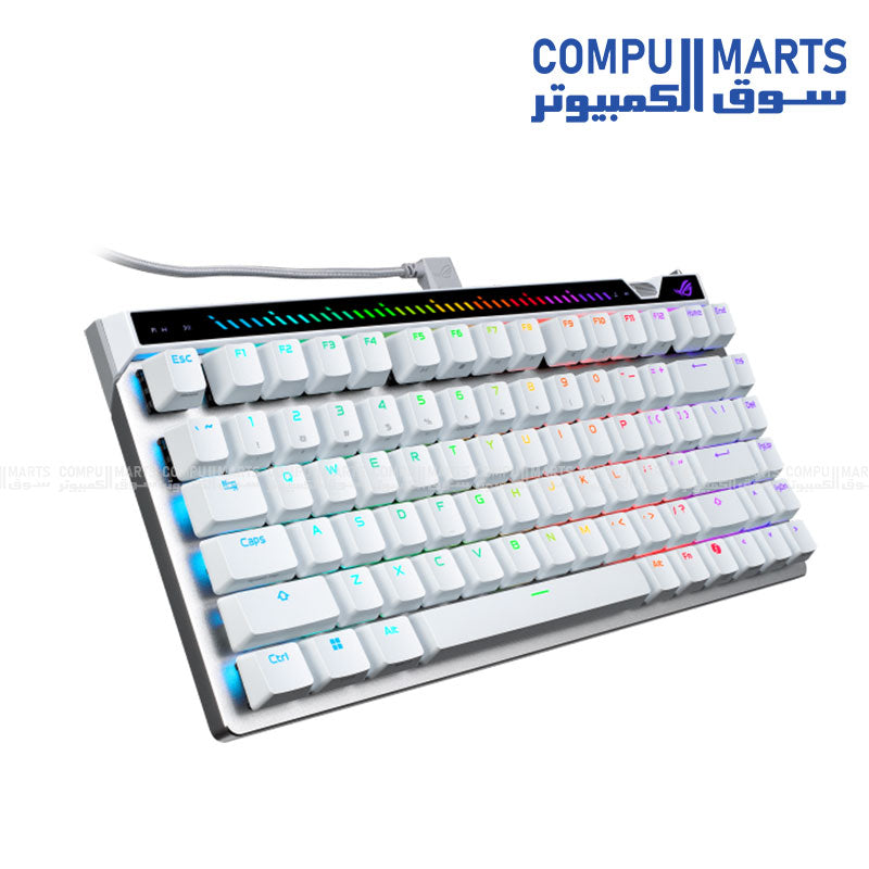 ASUS ROG Falchion ACE 75 HE compact gaming keyboard with magnetic switches