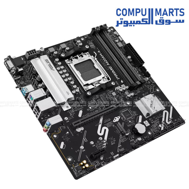 ASUS PRIME A620AM-A-CSM Motherboard – AM5 – DDR5 – PCIe 4.0 – Dual M.2 – Egypt