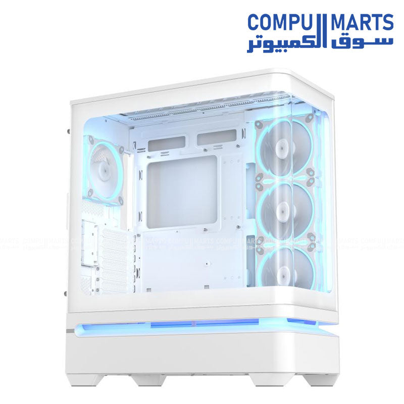 ASUS Prime AP304 ARGB Gaming PC Case with Panoramic Tempered Glass