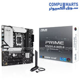 ASUS PRIME B760M-A WIFI II Motherboard – LGA1700 – DDR5 – Micro-ATX – Egypt