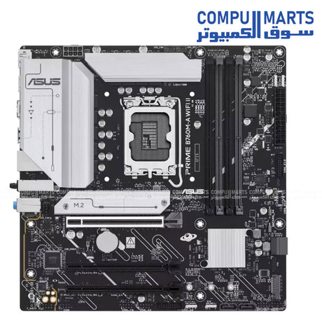 ASUS PRIME B760M-A WIFI II Motherboard – LGA1700 – DDR5 – Micro-ATX – Egypt