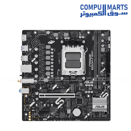 ASUS PRIME B850M-F WIFI AM5 Micro-ATX motherboard with DDR5 and PCIe 5.0