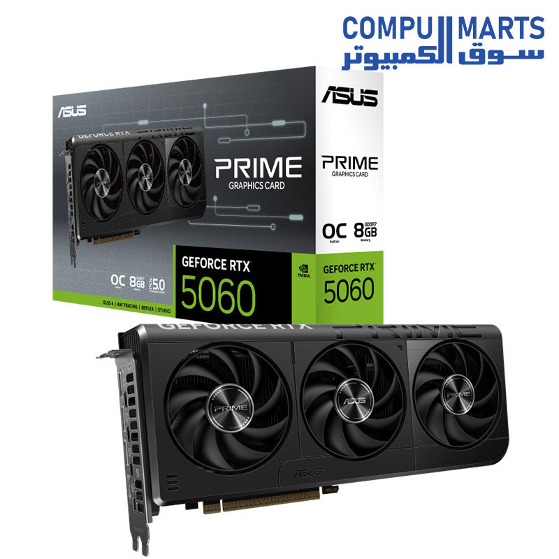 صورة منتج ASUS PRIME GeForce RTX 5060 8GB GDDR7 OC Edition