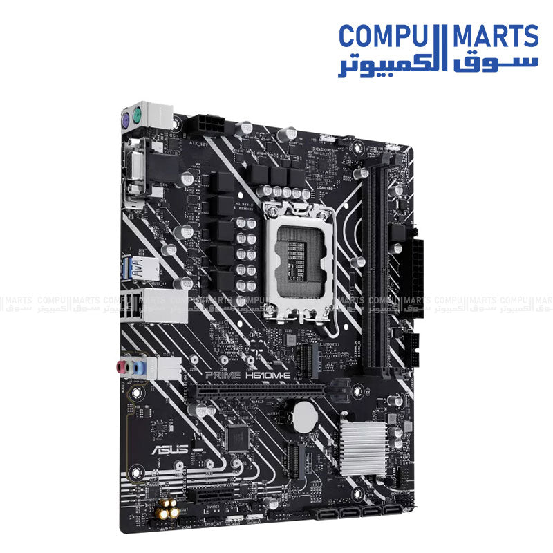 ASUS -PRIME -H610M-E-CSM -micro-ATX -motherboard – LGA- 1700, DDR5, PCIe 4.0, Dual -M.2 slots, Display-Port/HDMI/VGA – Egypt