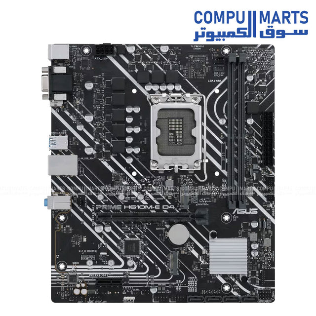 ASUS PRIME H610M-E D4-CSM Motherboard – LGA1700 DDR4 PCIe 4.0 – Egypt