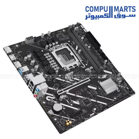 ASUS PRIME H810M-E-CSM Motherboard – DDR5 – PCIe 4.0 – Micro ATX – Egypt