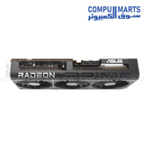 PRIME-RX9070GRE-O12G graphics card with HDMI 2.1b and DisplayPort 2.1a interface