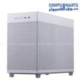 ASUS Prime AP201 Tempered Glass – Small Tower MicroATX PC Case – High Airflow – USB-C – 360mm Radiator Support