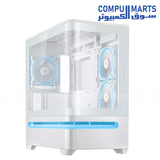 ASUS Prime AP202 ARGB mATX Case with curved glass and optimized airflow