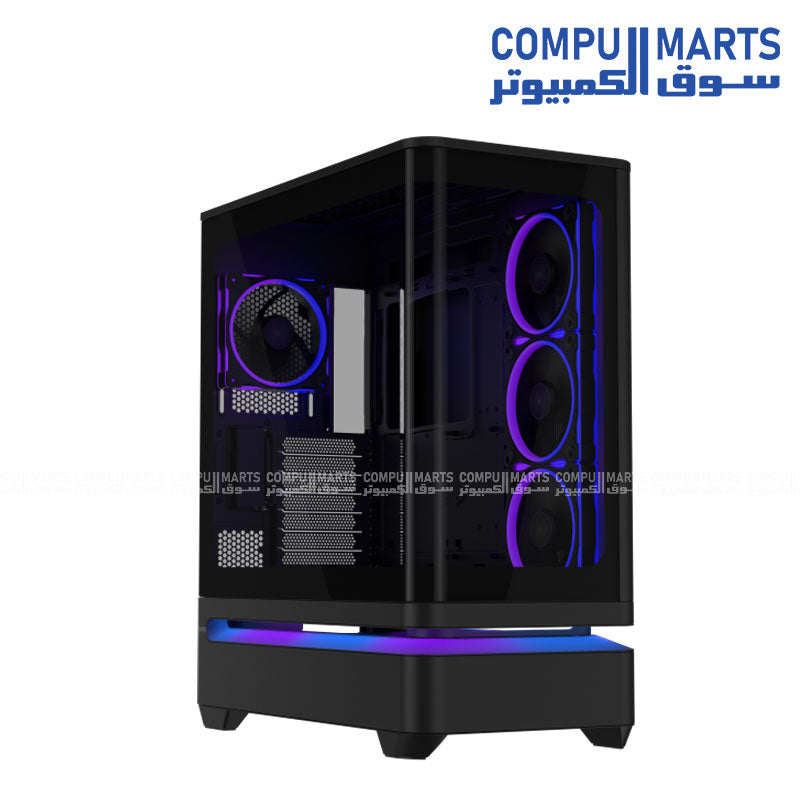 ASUS Prime AP304 ARGB ATX Mid-Tower Gaming PC Case Black