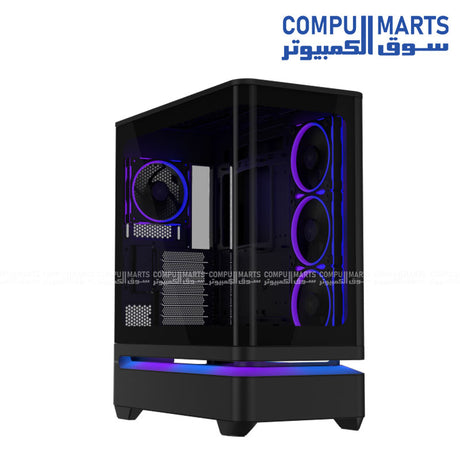 ASUS Prime AP304 ARGB ATX Mid-Tower Gaming PC Case Black
