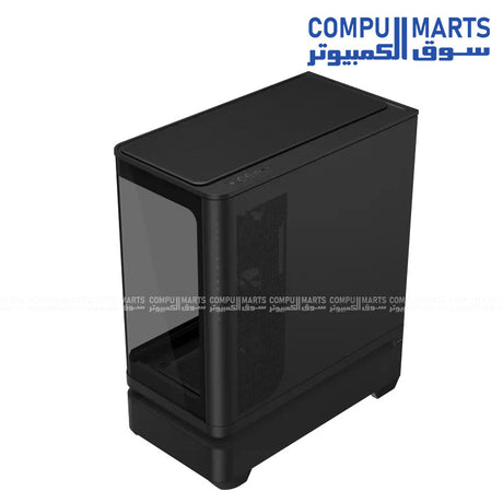 ASUS Prime AP304 ARGB Black PC case tempered glass side panel