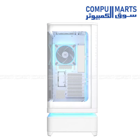 ASUS Prime AP304 ARGB White PC case RGB lighting