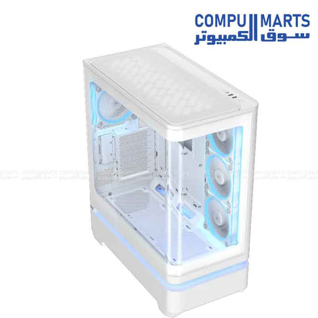 ASUS Prime AP304 ARGB ATX mid-tower gaming PC case design