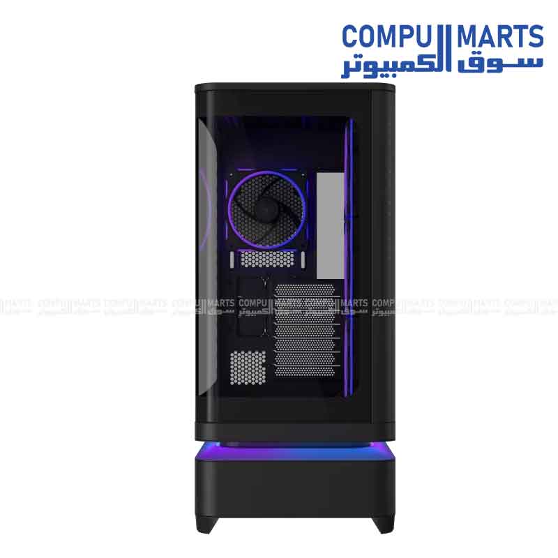 ASUS Prime AP304 ARGB Black PC case RGB lighting